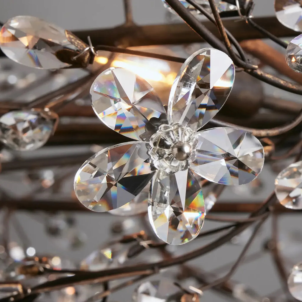 fiore oval chandelier