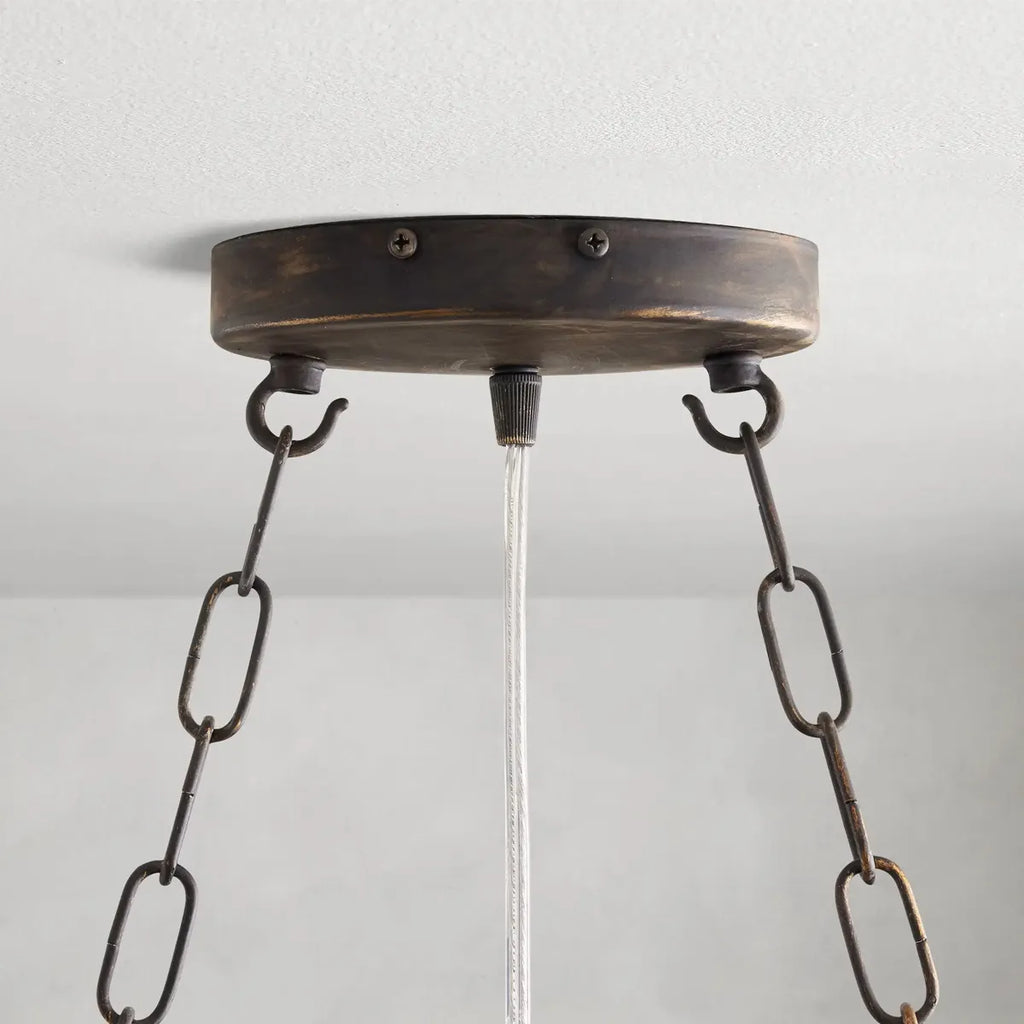 fiore oval chandelier