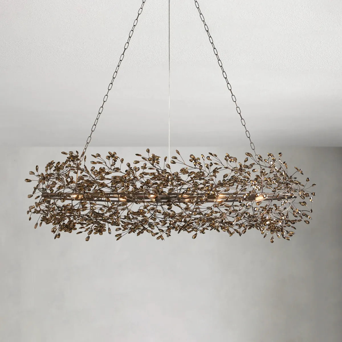 fiore oval chandelier