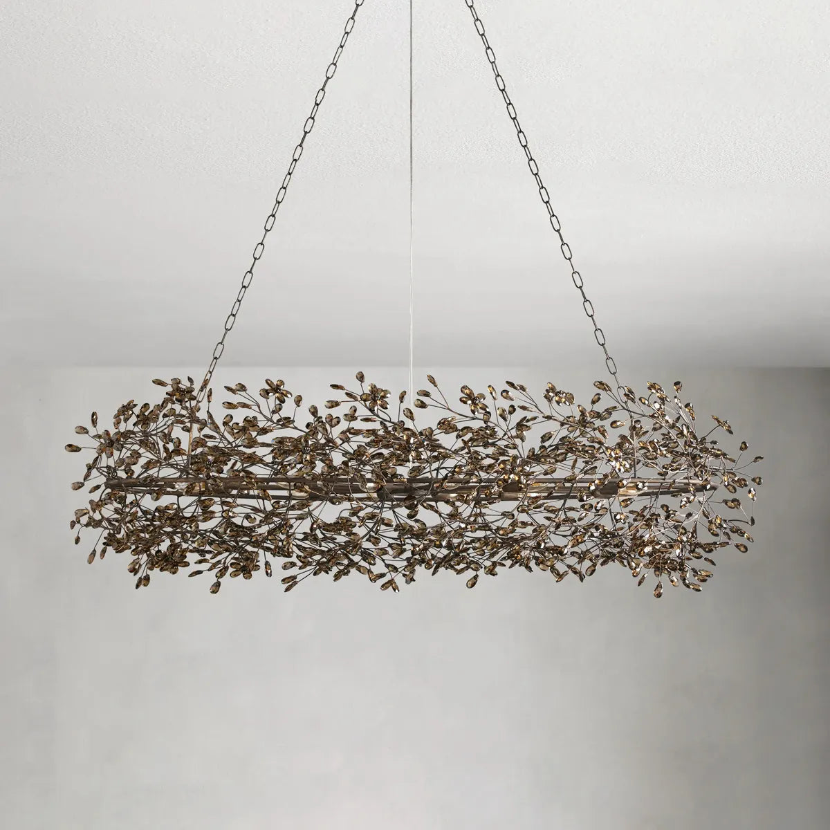 fiore oval chandelier