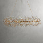 fiore oval chandelier