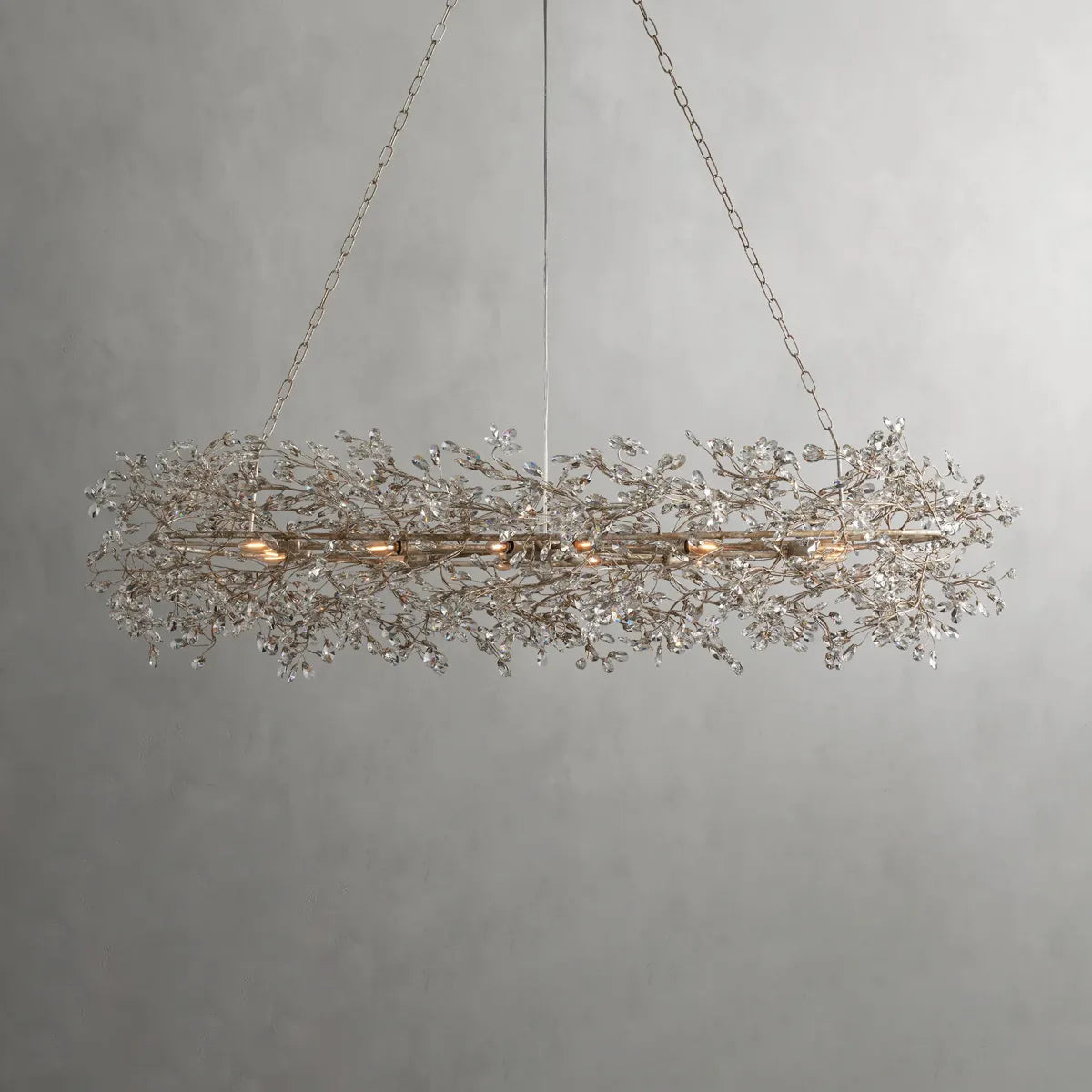 fiore oval chandelier