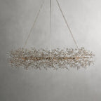 fiore oval chandelier