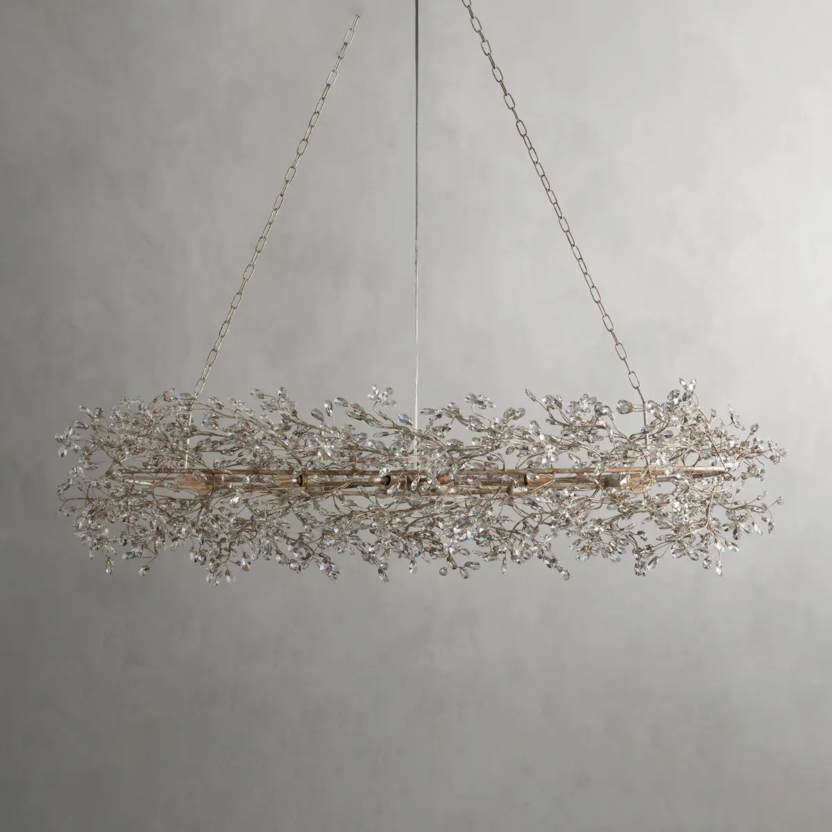 fiore oval chandelier
