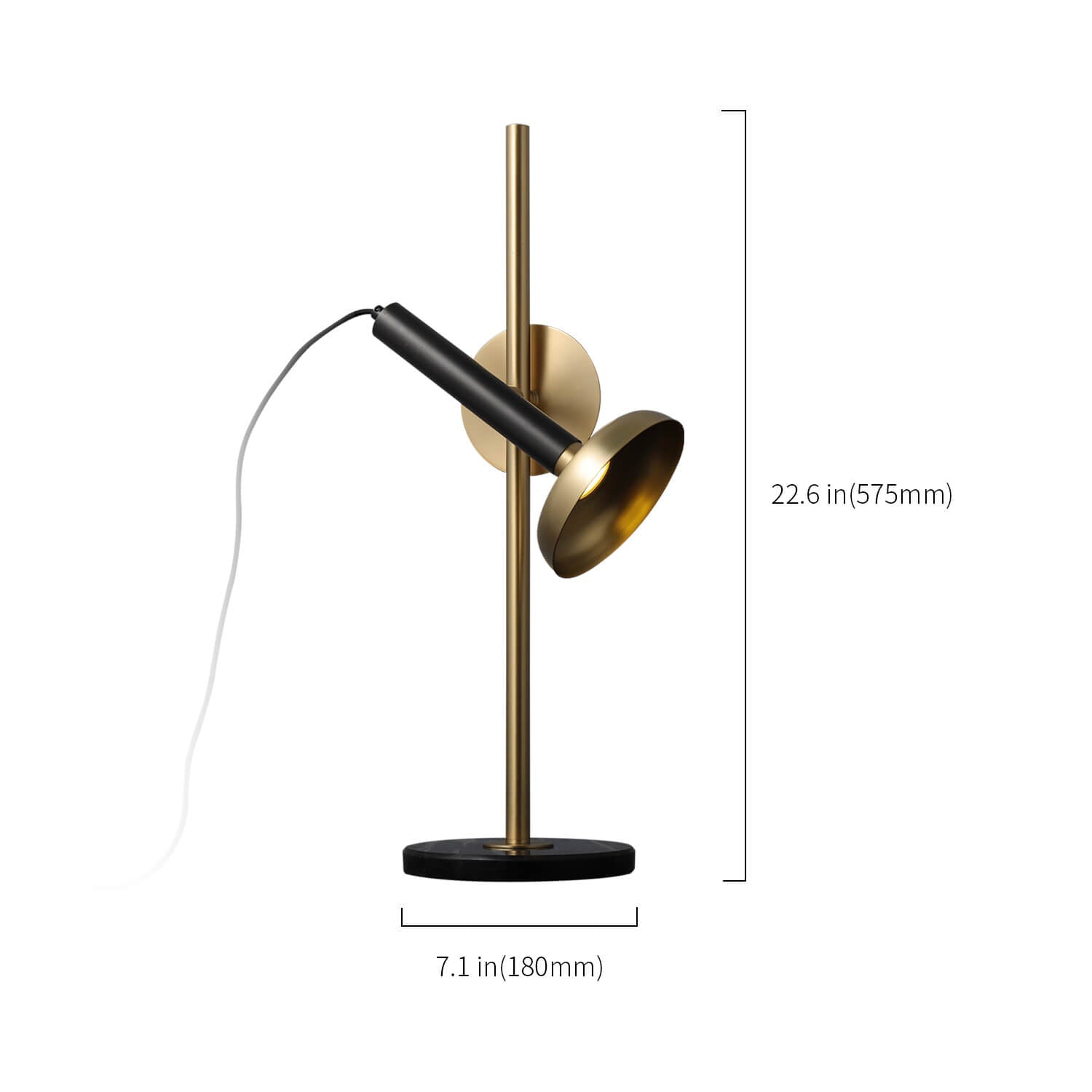 flashlight led adjustable table lamp