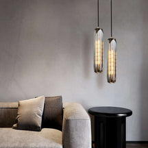 handblown glass shade pendant