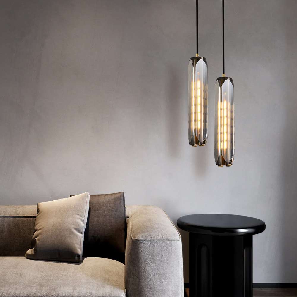 handblown glass shade pendant