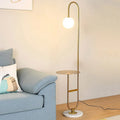 metal gold floor lamp