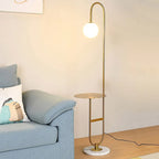metal gold floor lamp