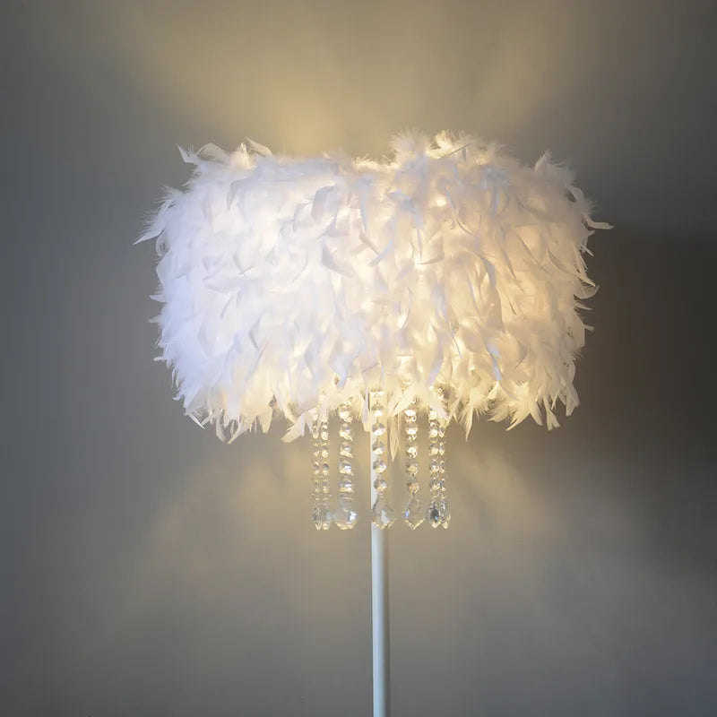 feather shade floor lamps