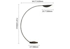 arc black floor lamp