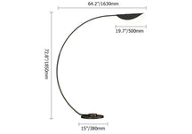 arc black floor lamp