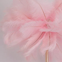 elegant feather floor lamp