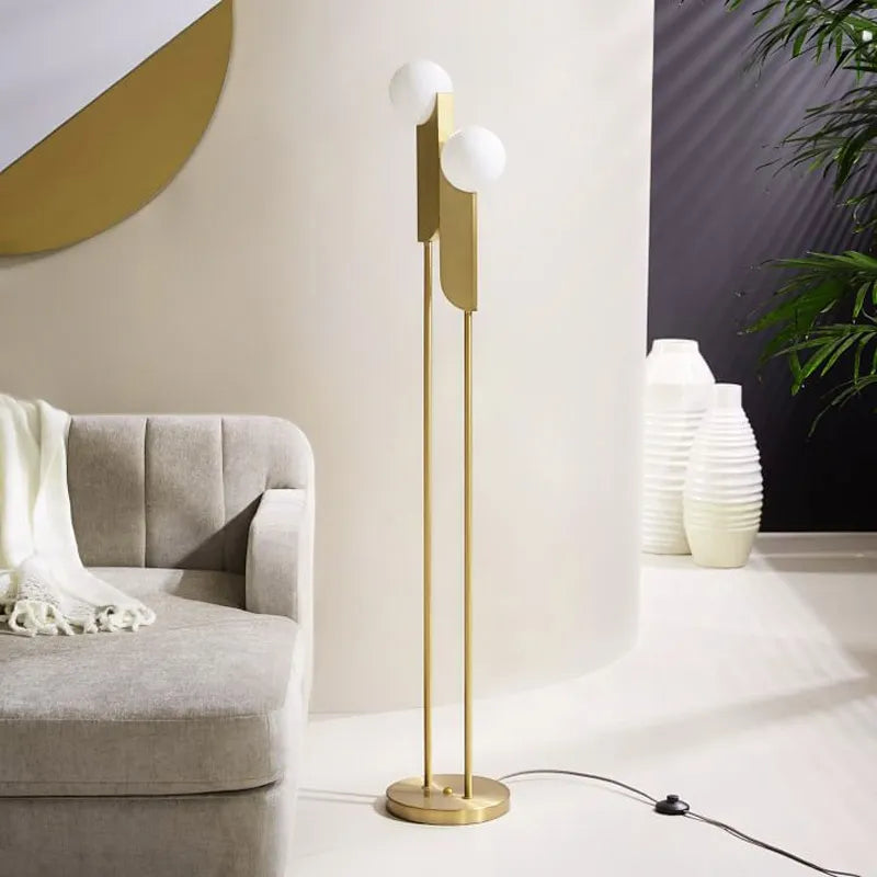 2-light floor lamp