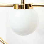 opal glass shade floor lamp