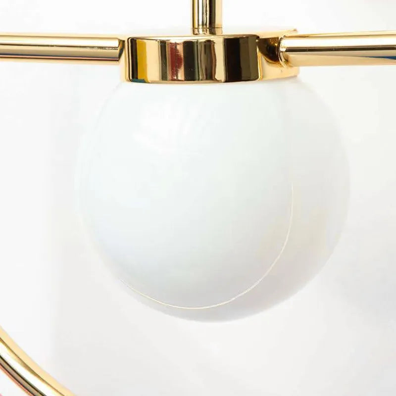 opal glass shade floor lamp