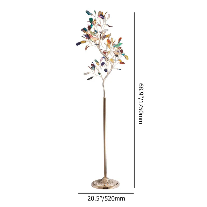 gold floor lamp