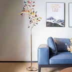 color agate floor lamp
