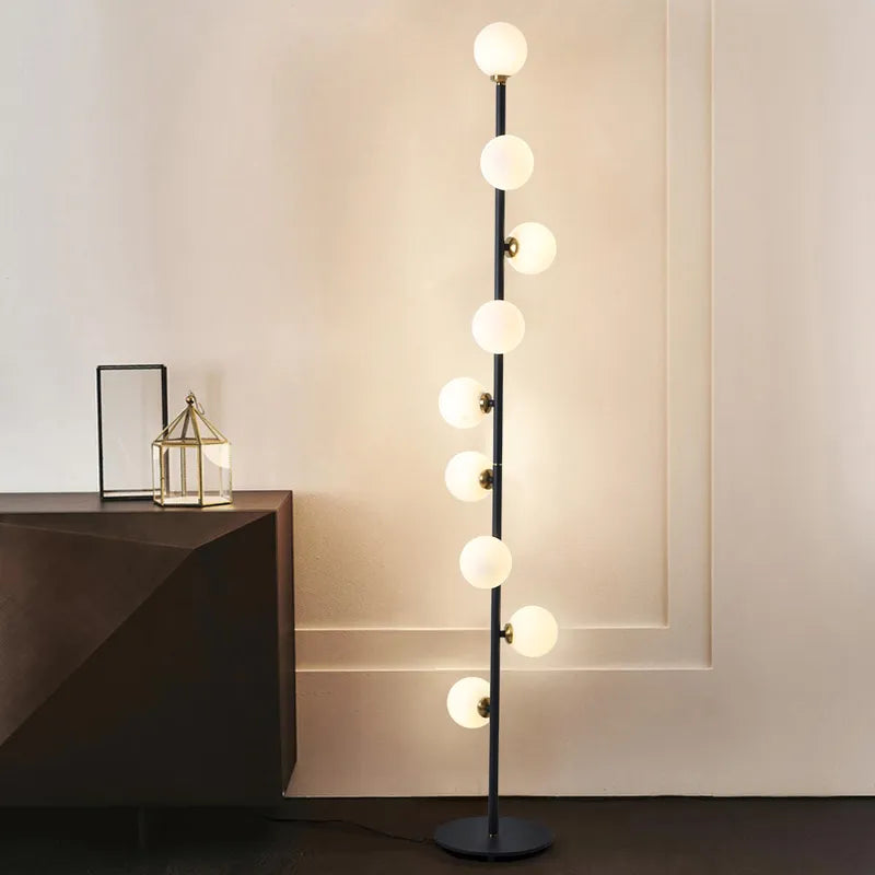 opal glass floor lamp