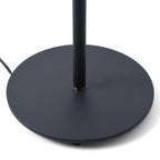 black opal glass floor lamp
