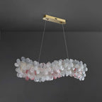 contemporary flower chandelier