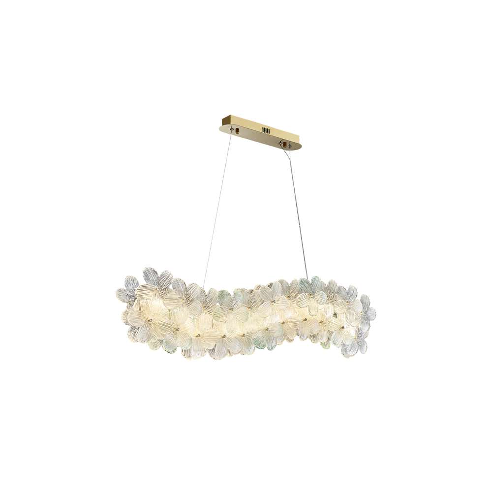 luxury flower island chandelier
