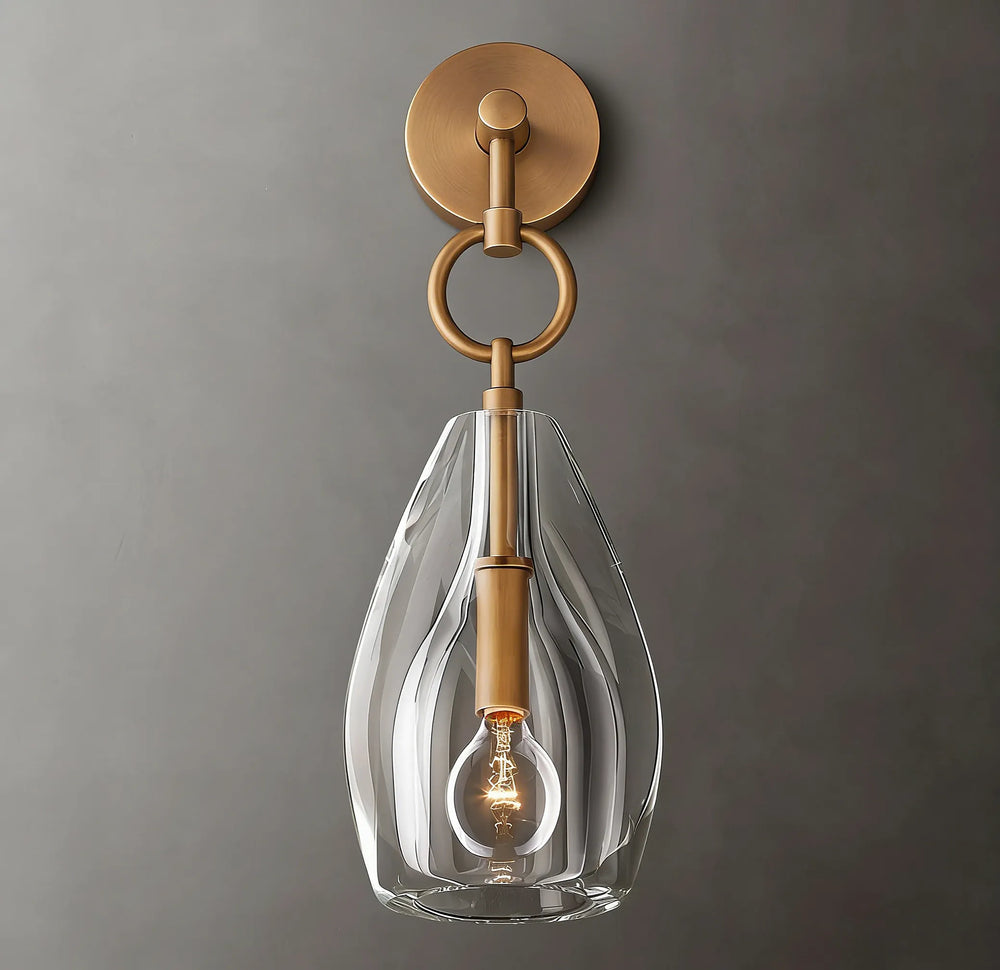 Flute Crystal Sconce