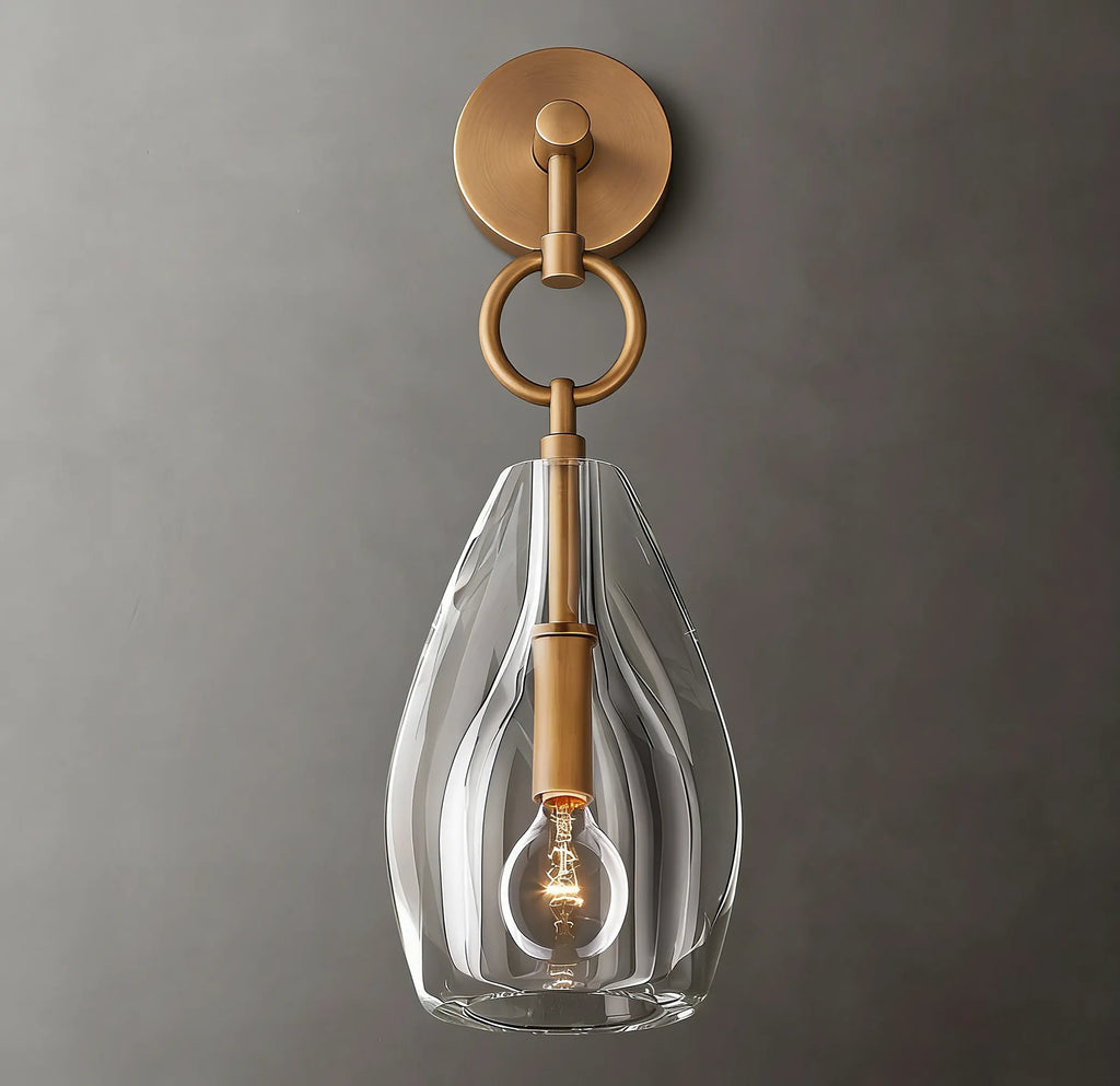 Flute Crystal Sconce
