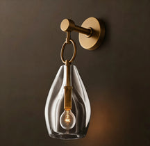 Flute Crystal Sconce