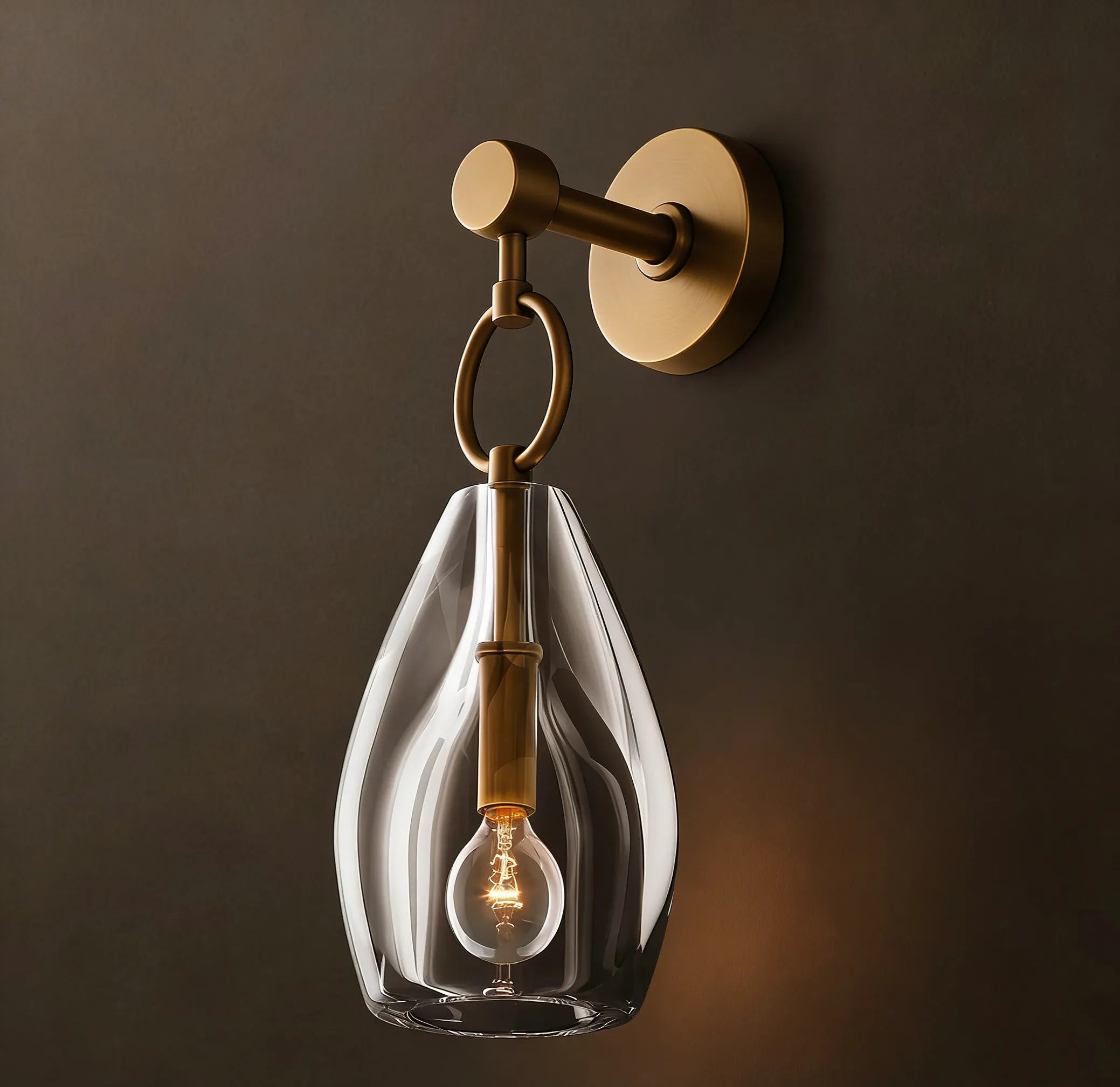 Flute Crystal Sconce