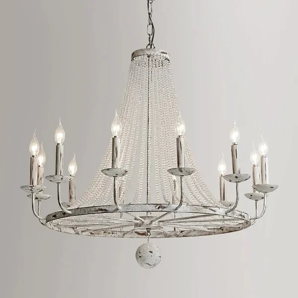 crystal bead chandelier