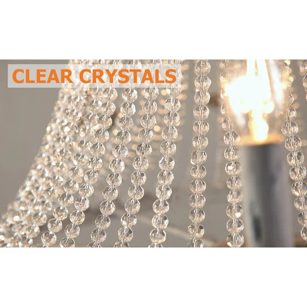 french clear crystal chandelier