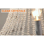 french clear crystal chandelier
