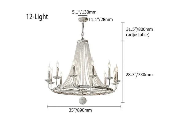 candle chandelier ceiling light
