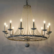 crystal candle chandelier