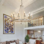 foyer candle shaped chandelier