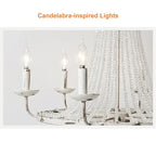 candle shaped chandelier lamp