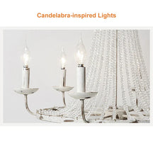 candle shaped chandelier lamp