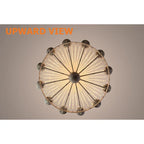 french candle shaped hanging lamp