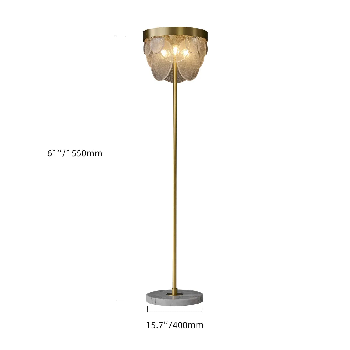 led flower floor lamp