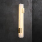 Furore Alabaster Wall Lamp | Soft Illuminated Accent for Contemporary Homes