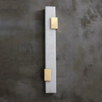 Furore Alabaster Wall Lamp | Soft Illuminated Accent for Contemporary Homes
