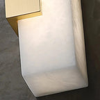 Furore Alabaster Wall Lamp | Soft Illuminated Accent for Contemporary Homes - View 6