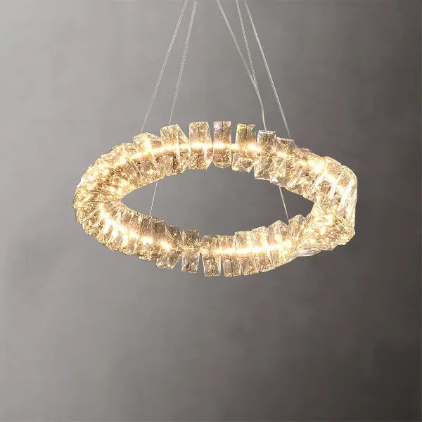 galaxy led light crystal chandelier