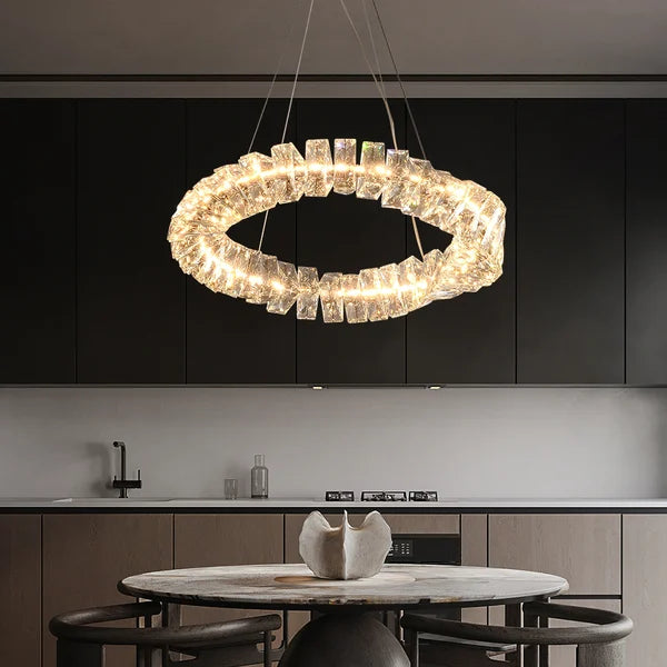8-light modern chandelier