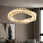 8-light crystal chandelier