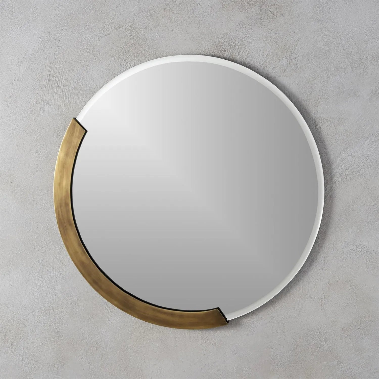 large round mirror