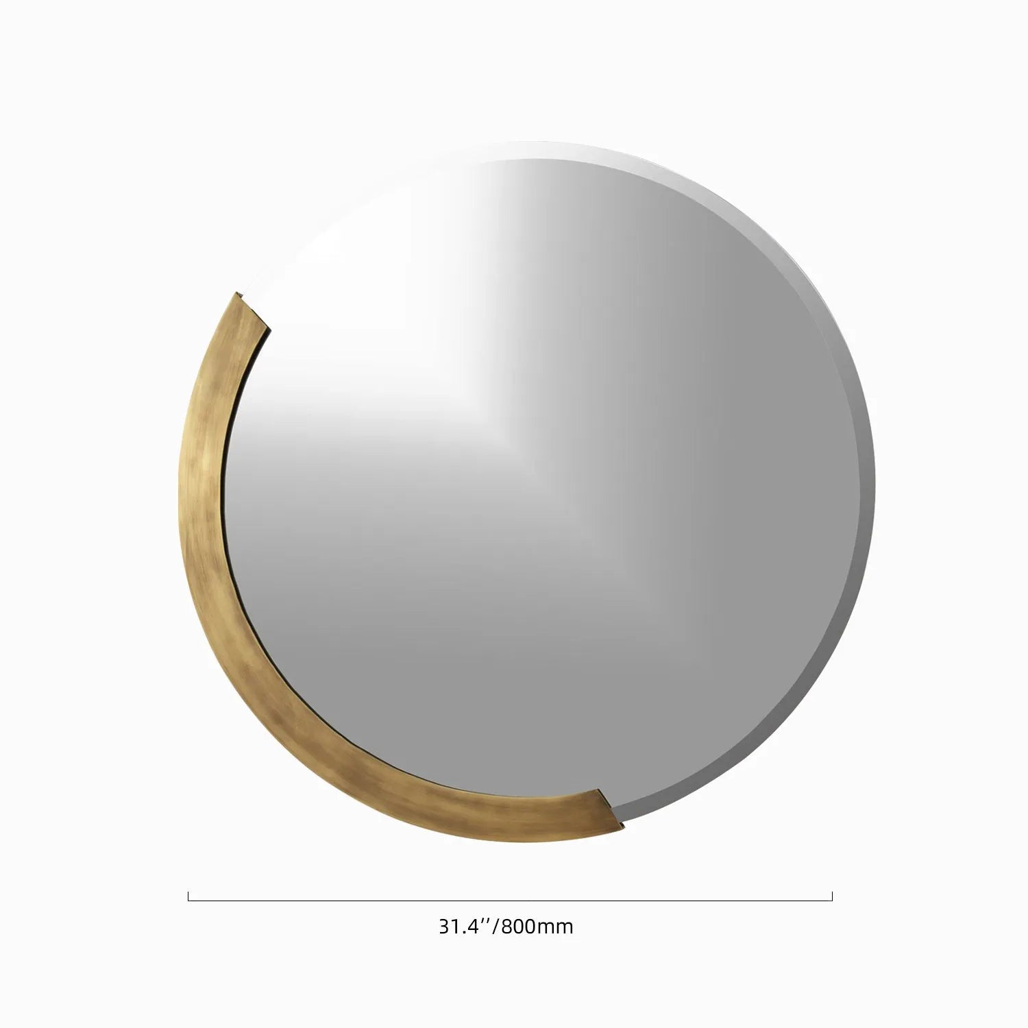 solid brass mirror