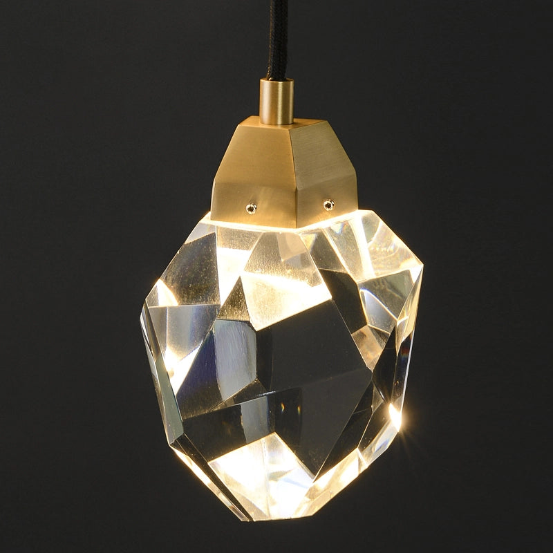 square crystal lighting