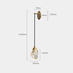 modern crystal wall lighting